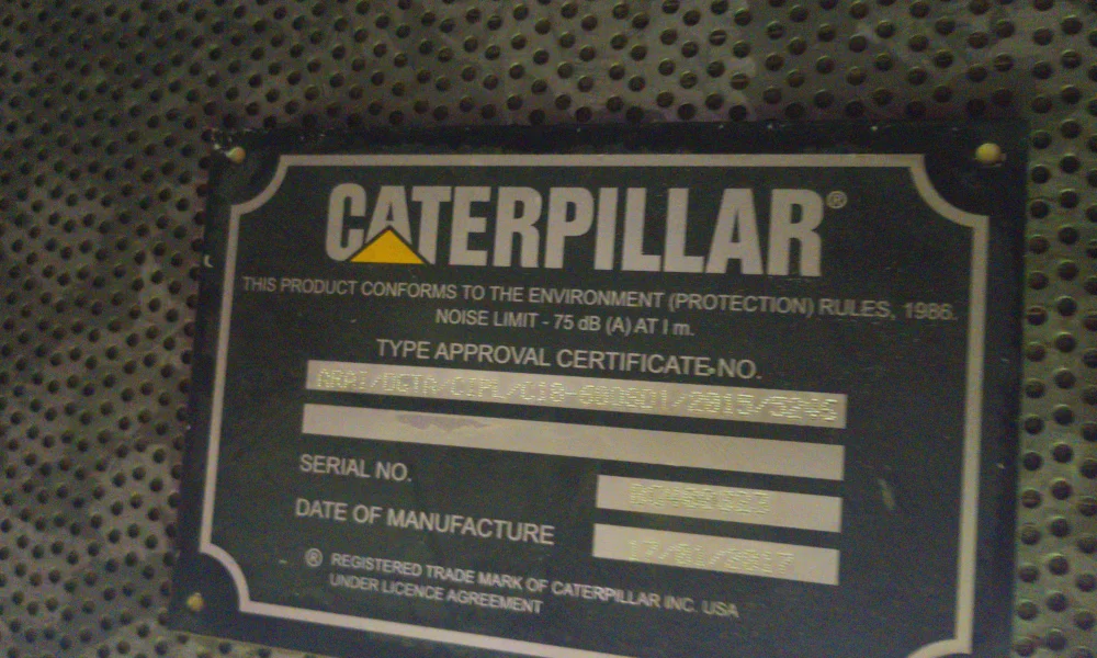 Caterpillar C18ACERT600KVA DG Set